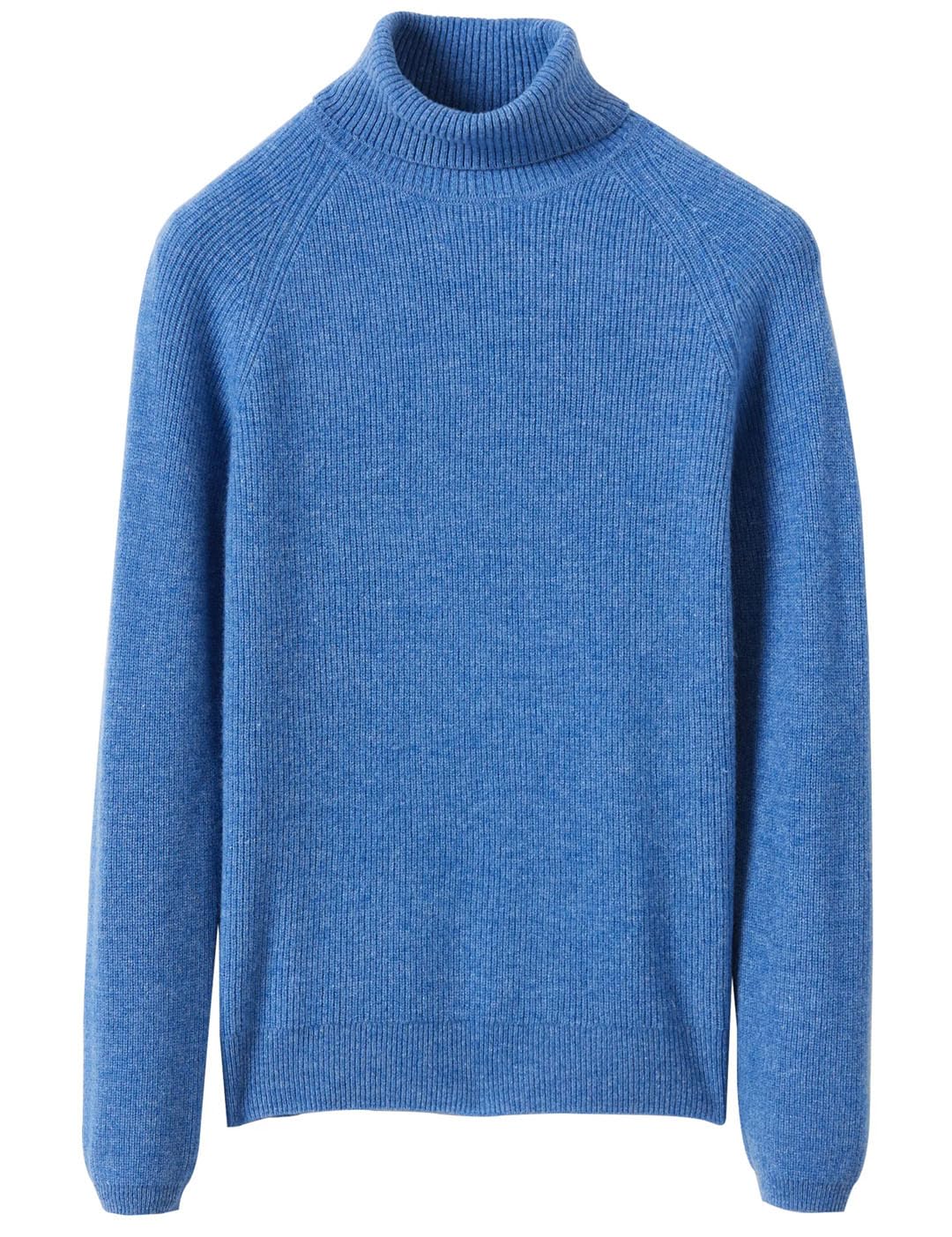 Maglione da donna a collo alto, in lana, per autunno e inverno, a maniche lunghe, lavorato a maglia