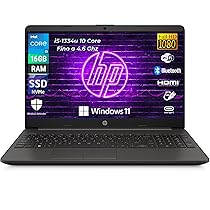 HP 250R G9, Notebook Display 15.6” FHD, Intel Core i5-1334u 10 Core 3.4Ghz, Ram 16GB, SSD 256GB, Pc Portatile Windows 11