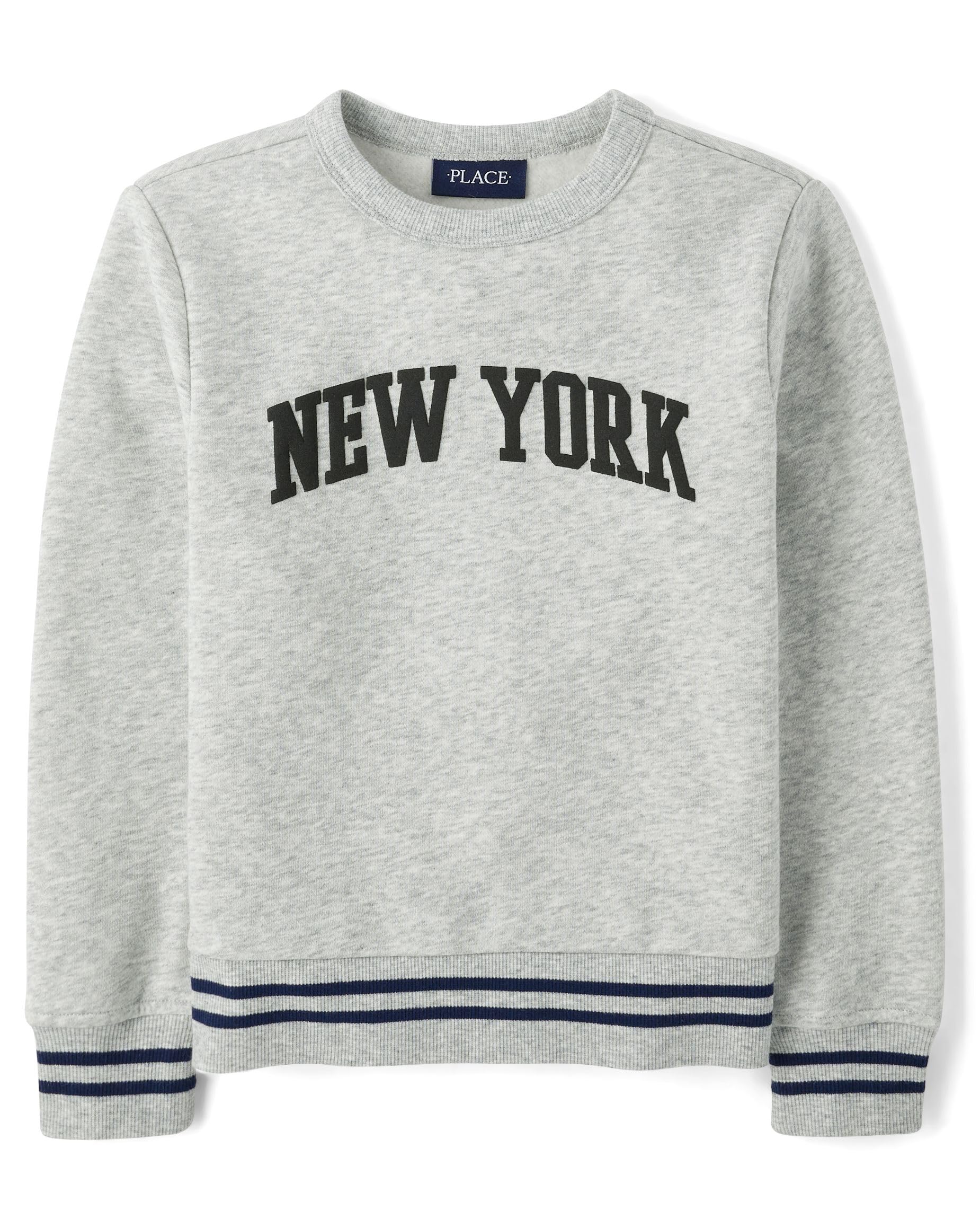 Long Sleeve Crew Neck Pullover Sweatshirt