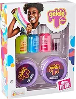 Slime Gelelé, Doce Brinquedo, Tie Dye Super