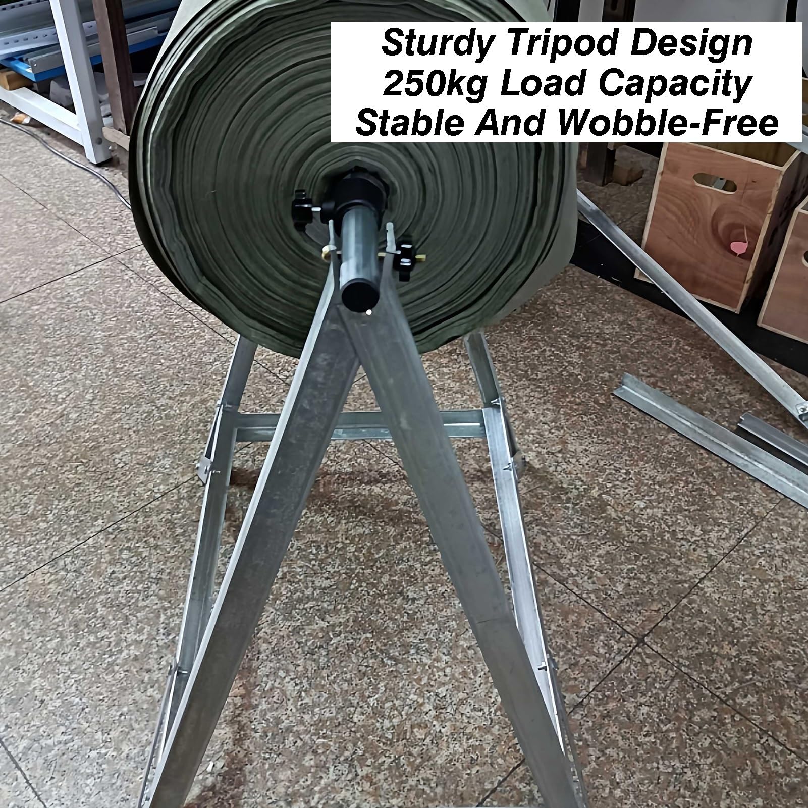 Dispenser Verticale per Rotoli di pluriball, Supporto per imballaggio con Pellicola Estensibile, Facile da sostituire, con deflettore a Larghezza Regolabile, Adatto per traslochi e trasporti