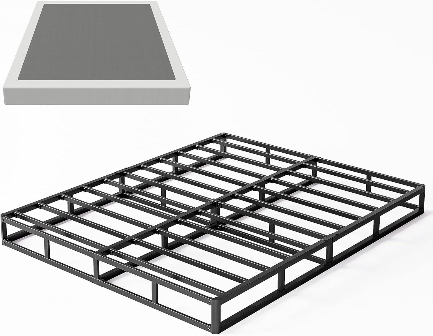 Gdduck Box Spring Queen, 5 Inch Metal Queen Size Box Spring
