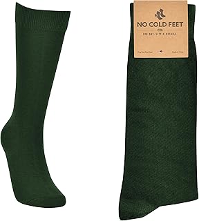 Fun Green Colorful Novelty Socks for Men for Dress Casual Formal Groomsmen Wedding, One Pair - Buy now