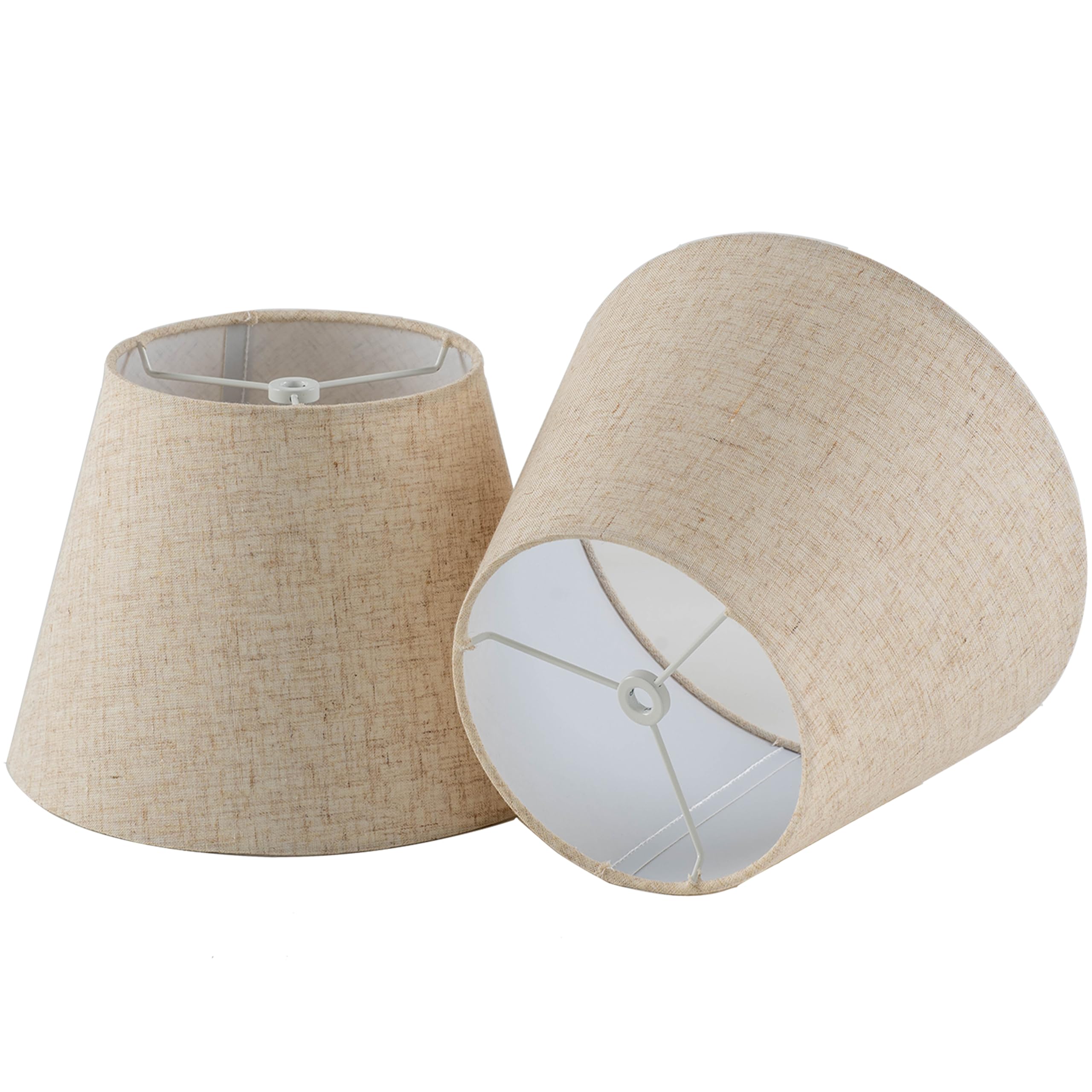 Photo 1 of Linen Spider Replacement Lampshade Set of 2