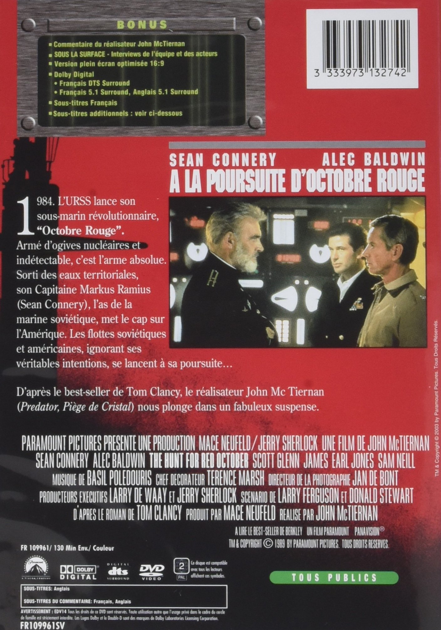 Image secondaire de À la poursuite d'Octobre Rouge - Édition Collector DVD