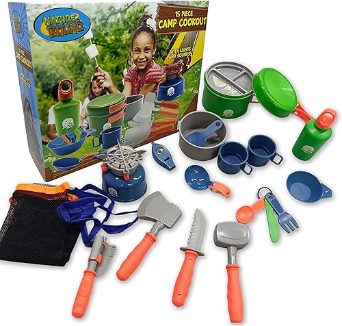 Camp Cookout Set, 15 piezas con sonido y luz