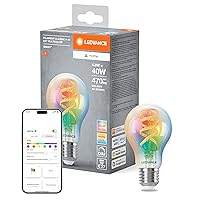 LEDVANCE Lampada LED SMART+ MATTER, vetro chiaro a filamento