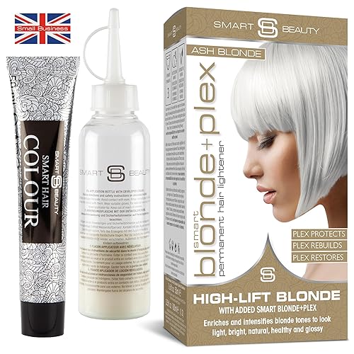 Miniatura 8 de Tinte para el cabello negro puro permanente con cuidado del cabello Plex antiroturas, tinte para el cabello vegano y libre de crueldad, cobertura