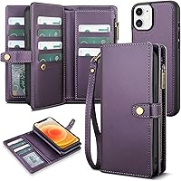 Vista 78 de TwoHead Funda tipo cartera para iPhone 12 Pro Max con tarjetero, funda magnética desmontable para teléfono 12 Pro Max, piel sintética, a prueba