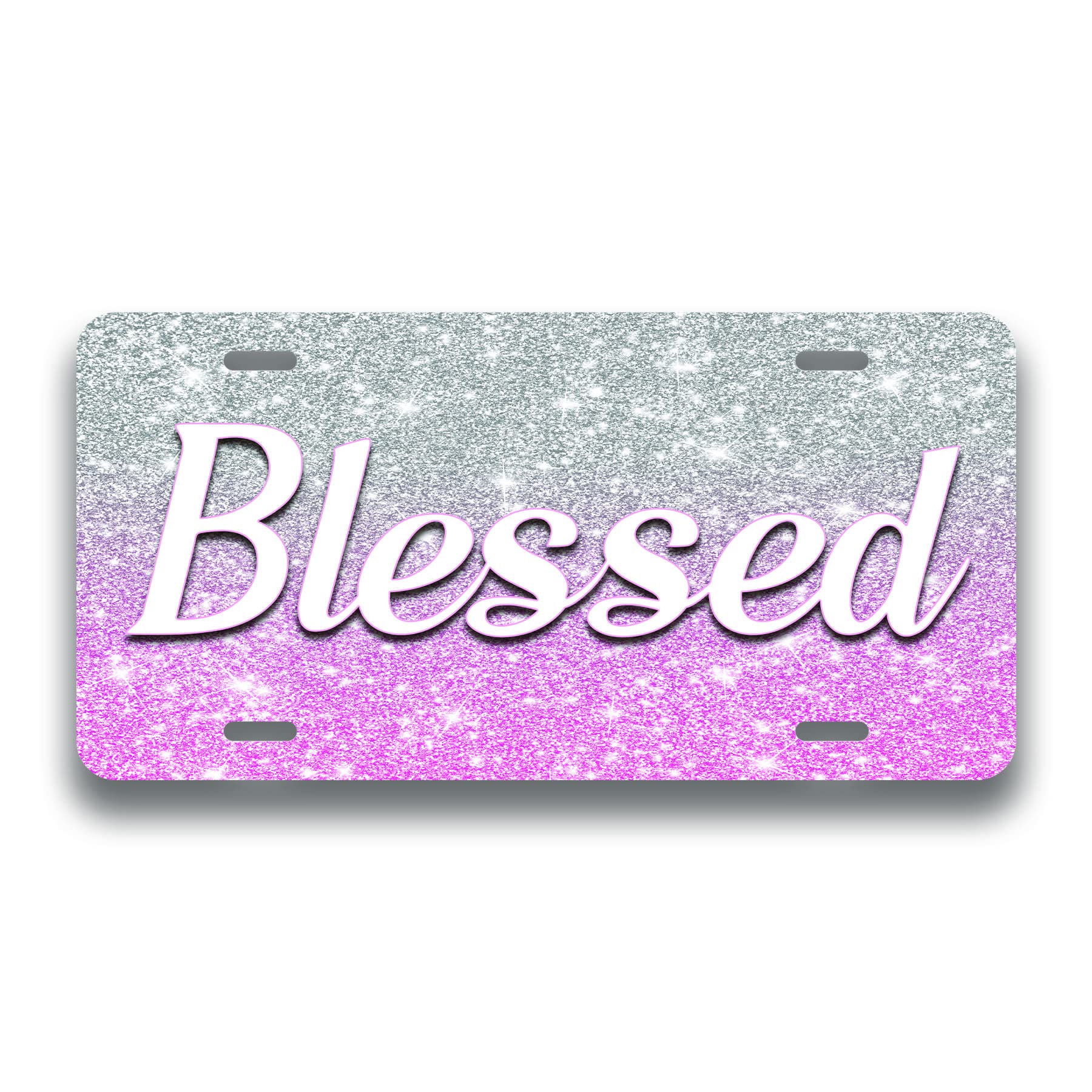 Blessed License Plate - Spiritual License Plate - 6 x 12 Inch Vanity License Plate VLP005