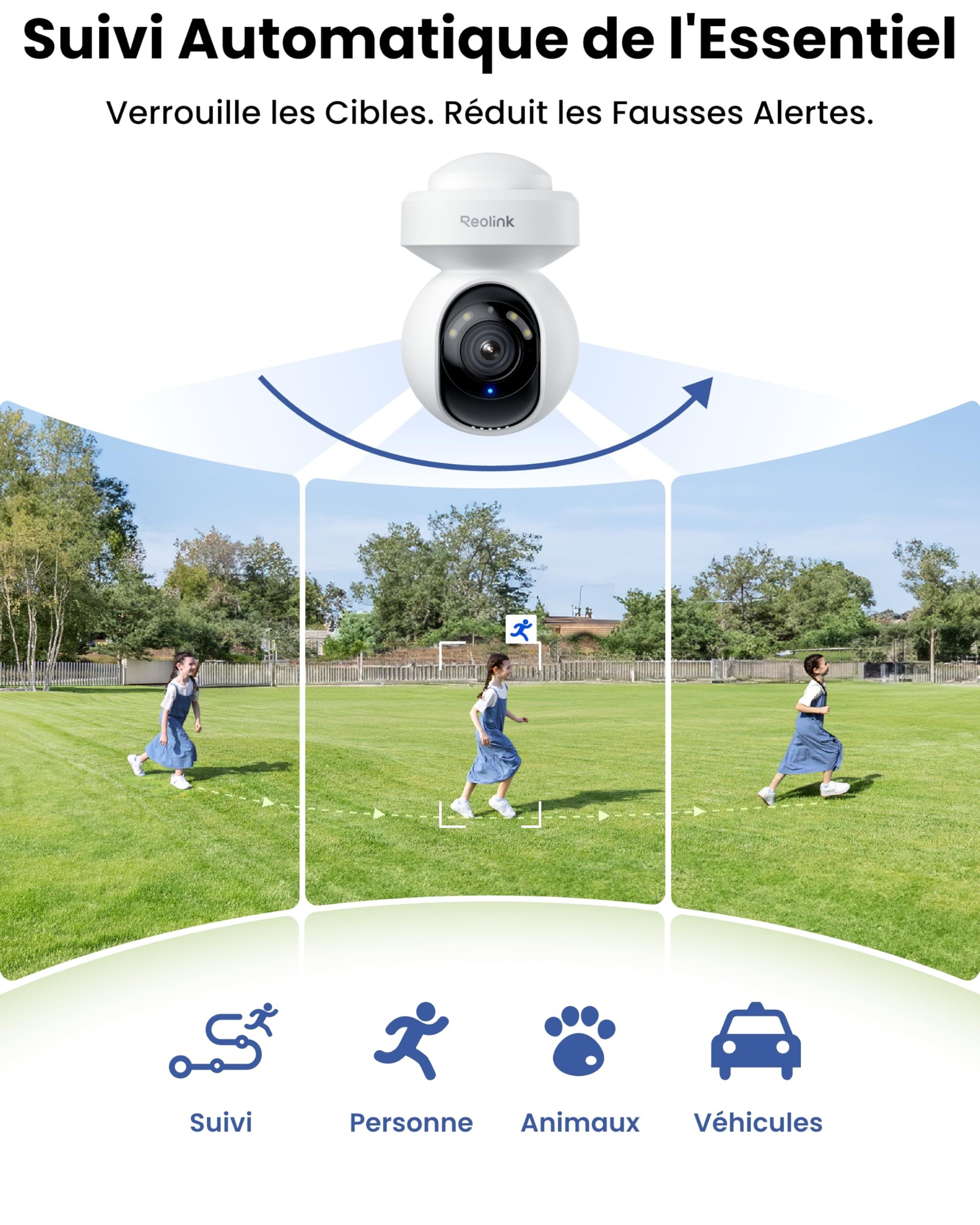 Reolink 4K Wi-Fi Überwachungskamera Aussen, E1 Outdoor Pro(Generalüberholt)