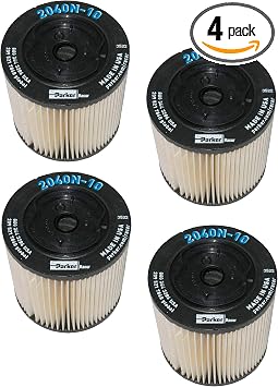2040N-10 Racor Fuel Filter Element, 10 Microns Pack of 4