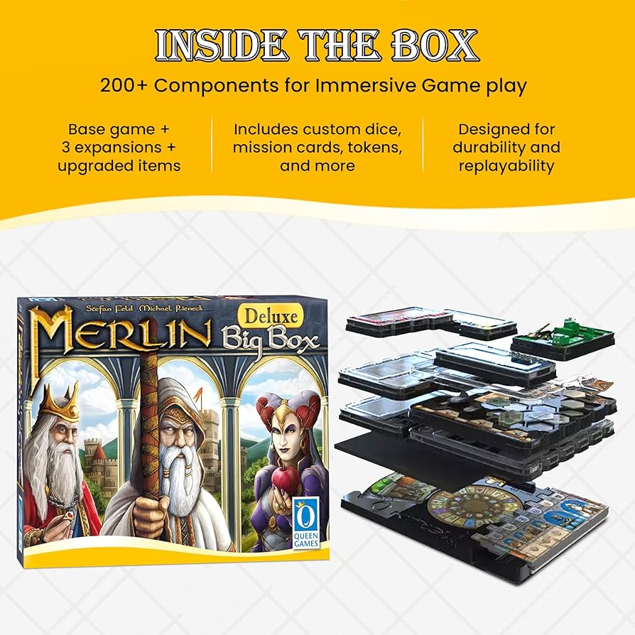 Amazon | Merlin Deluxe ビッグボックス ボードゲーム | ボード