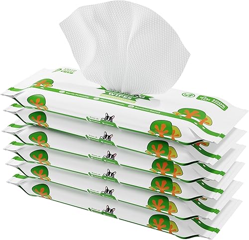 Pogi's - Toallitas para perros de viaje, toallitas hipoalergénicas para mascotas, para patas, cuerpo y glúteos, limpieza e hidratación, aroma a té