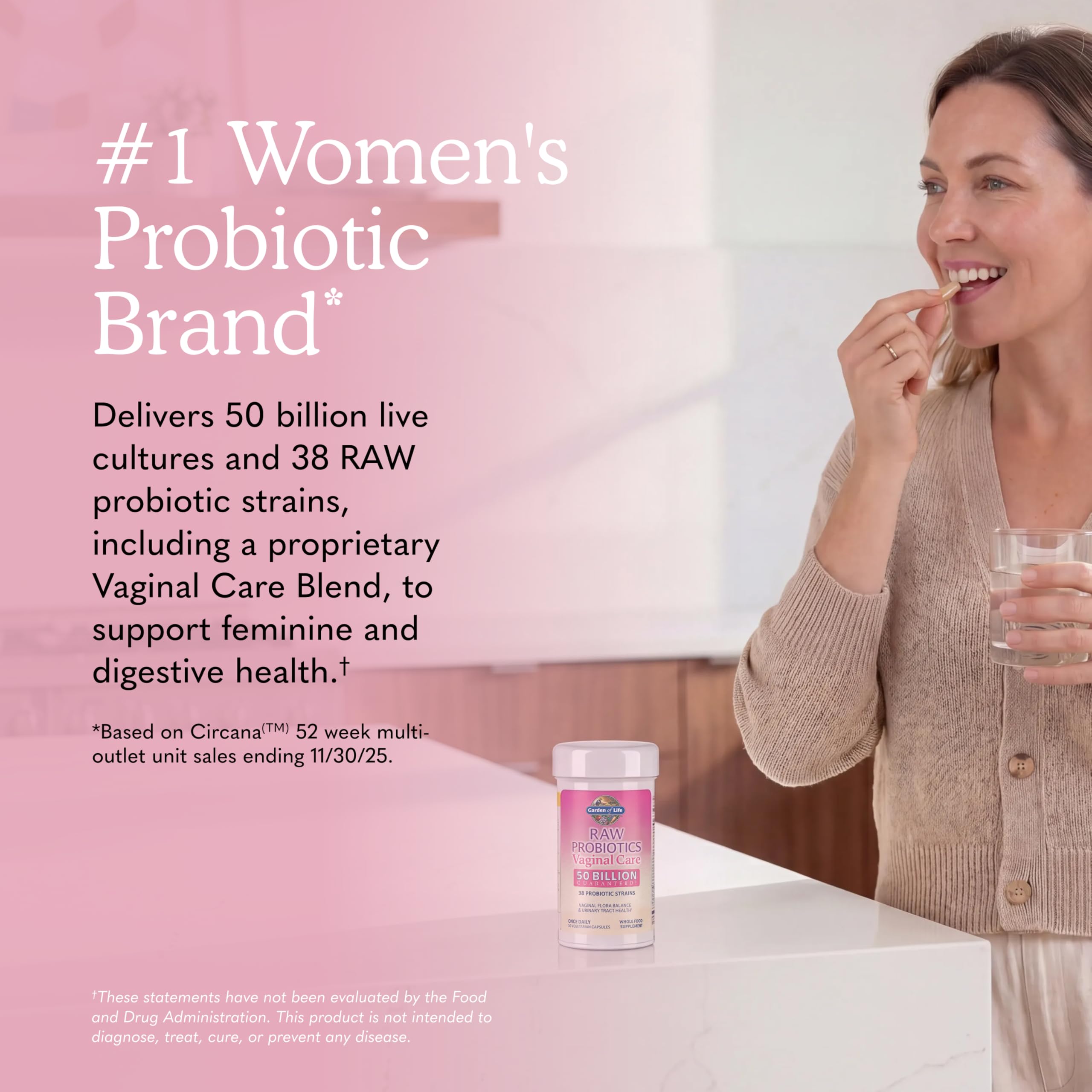 Garden of Life Los Probióticos Cuidado Prima Dentro De La Vagina (No Perecedero) - 30 Vcaps 80 g