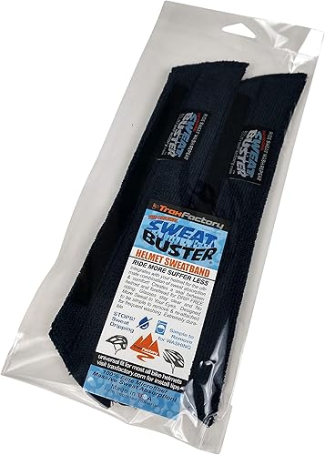 Miniatura 10 de Banda para el sudor del casco de bicicleta evita el goteo de sudor, te mantiene fresco, comodidad premium, integración simple del casco y extracción