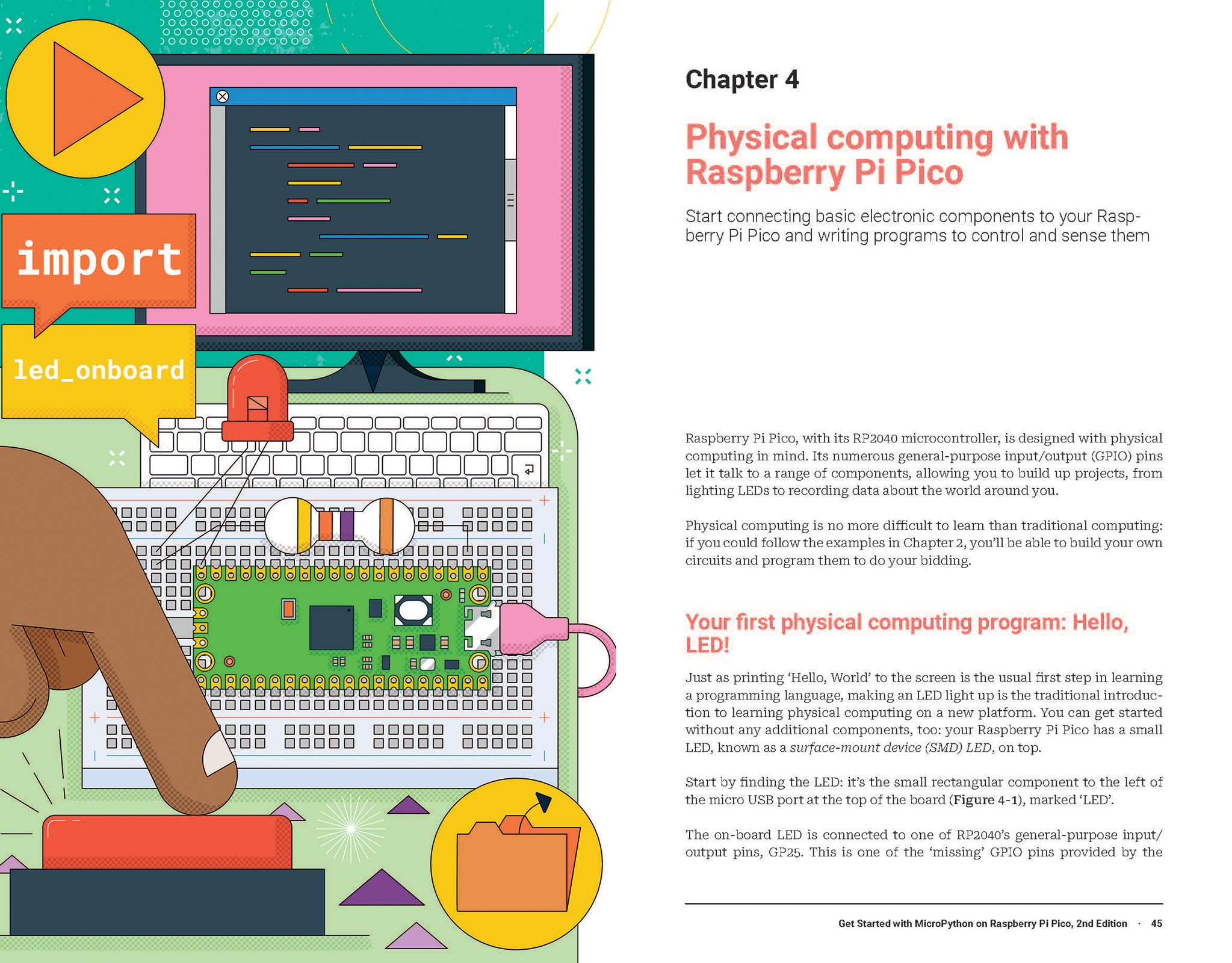 Get started with MicroPython on Raspberry Pi Pico: The Official Raspberry Pi Pico Guide