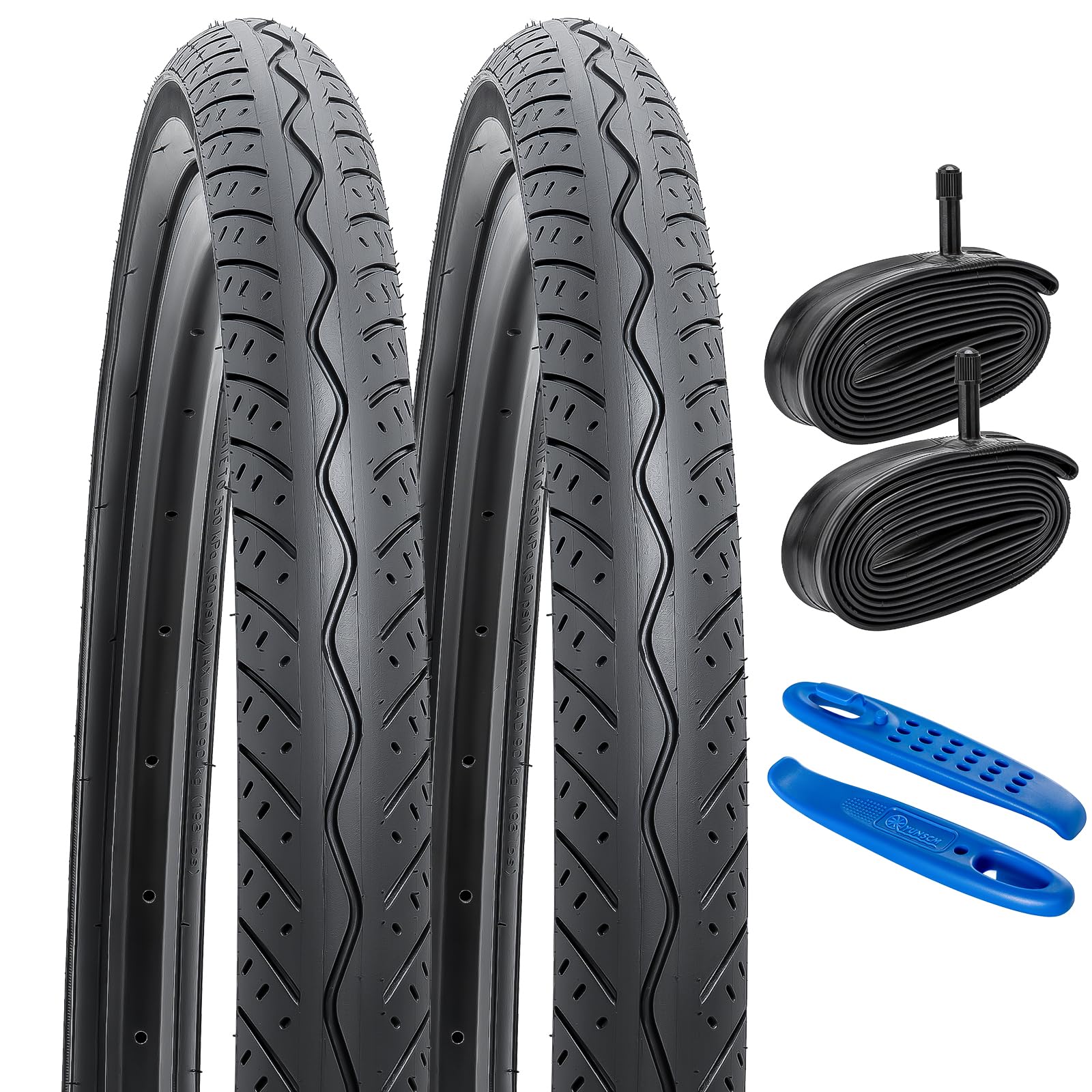 MTB用タイヤ2本セット Amazon | YunSCM 2本セット,24 2.10 タイヤ,24x2.10 52-507 自転車