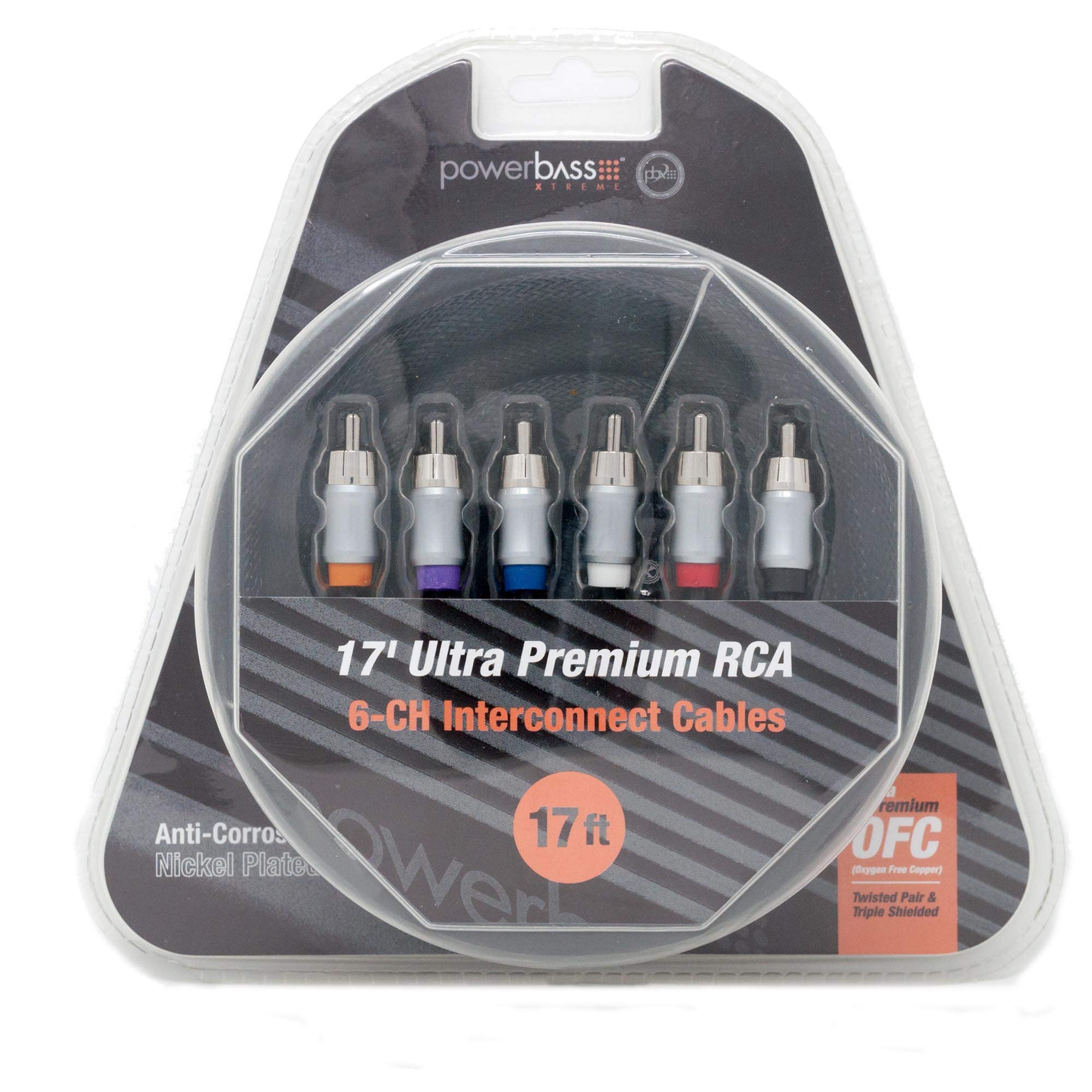 Amazon.com: PowerBass XRCA-176-17' Premium 6 Channel OFC Twisted