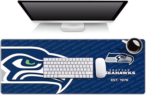 Miniatura 8 de YouTheFan NFL Logo Series - Almohadilla de escritorio, 31.5 x 12 pulgadas