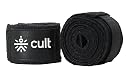 Cult Punching Bag 3ft Unfilled with Hanging Chain & Hand Wrap – Durable Training Bag for Boxing, Kickboxing, Karate, Taekwondo & MMA – Easy to Fill, Portable & Ideal for Home Gym Workouts - Black gallery image