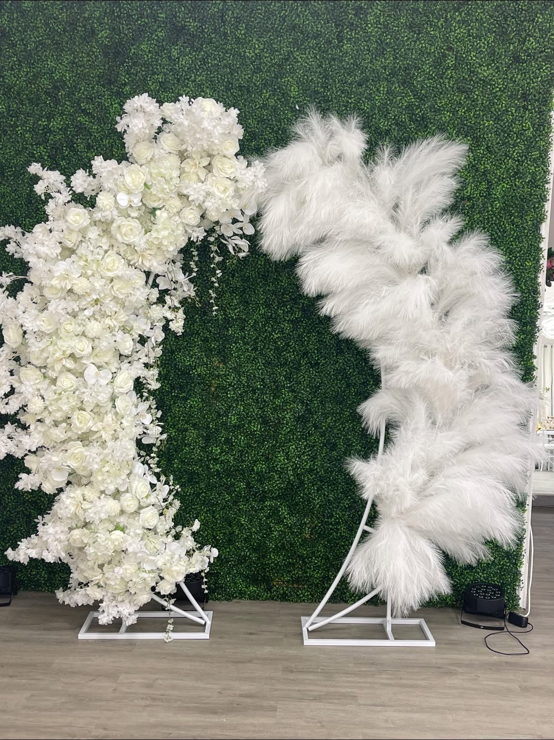 Amazon.com : Wedding Arch Stand with Bases, Easy Assembly 2m/6.56ft ...