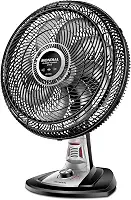 MONDIAL Ventilador 40cm Super Turbo 8 Pás Repelente Pastilha, Preto/Prata, 140W, 220V - VTX-40-8P-RP