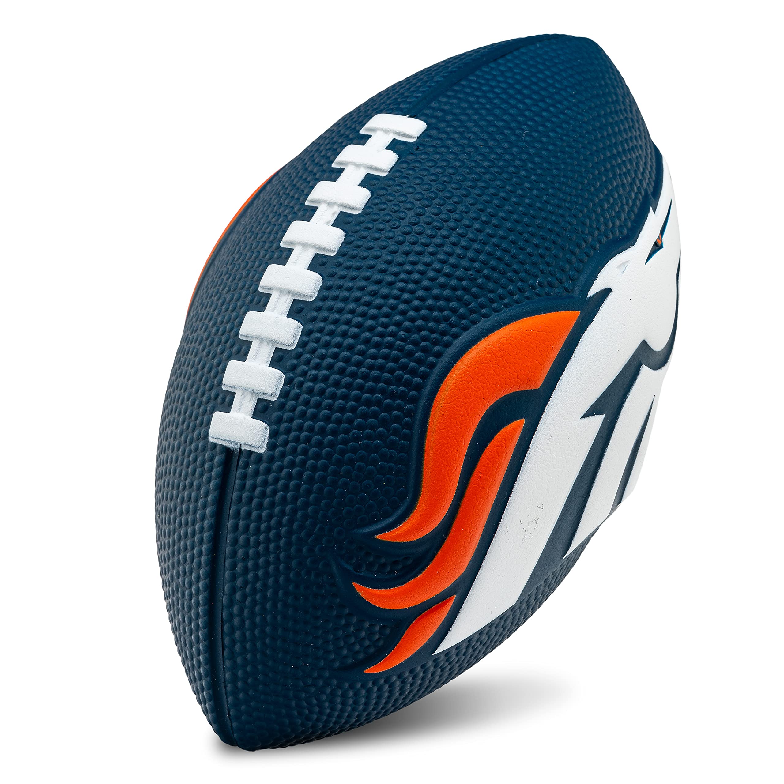 Franklin Sports NFL Football - Kids Foam Football - Soft Junior Size 8.5" Ball with 3D Logos - Perfect for Gameday + Tailgates