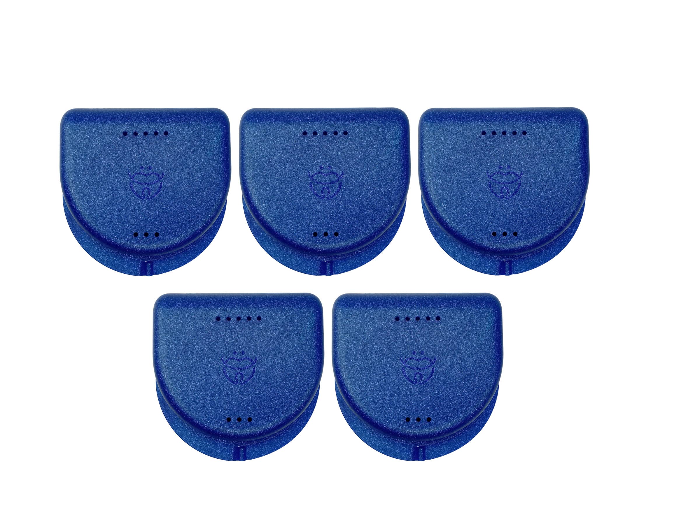 Dentosmile Dental Orthodontic Retainer/Aligner Case/Box/Mouth Guard and Denture Storage in Sparkle Blue Colour (5) (B099S66NN5) Amazon Price History, Amazon Price Tracker
