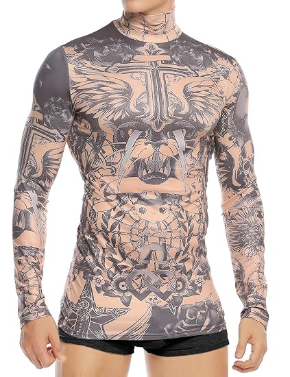 nude turtleneck men