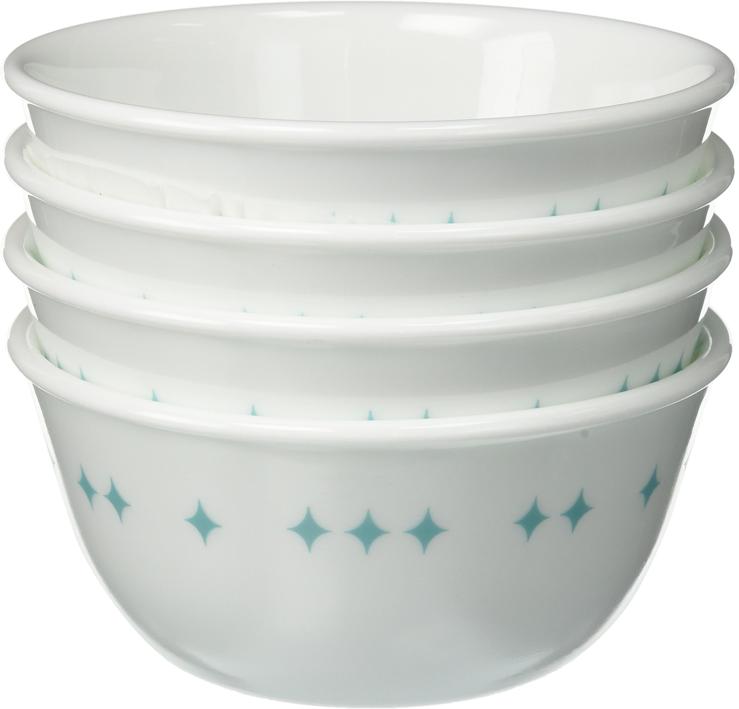 Vintage Charm Rise and Shine 12-oz Dessert Bowls, Set of 4