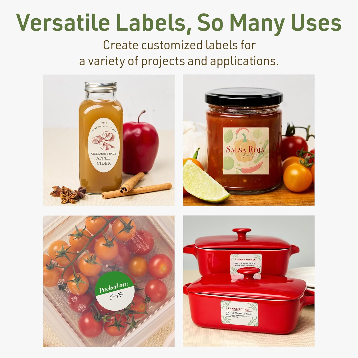 Avery Dissolvable Oval Labels, Sure Feed Technology, 1.5" x 2.5", Matte White, Laser/Inkjet Printable, 450 Labels Total, Freezer-Safe, Microwave-Safe, Refrigerator-Safe
