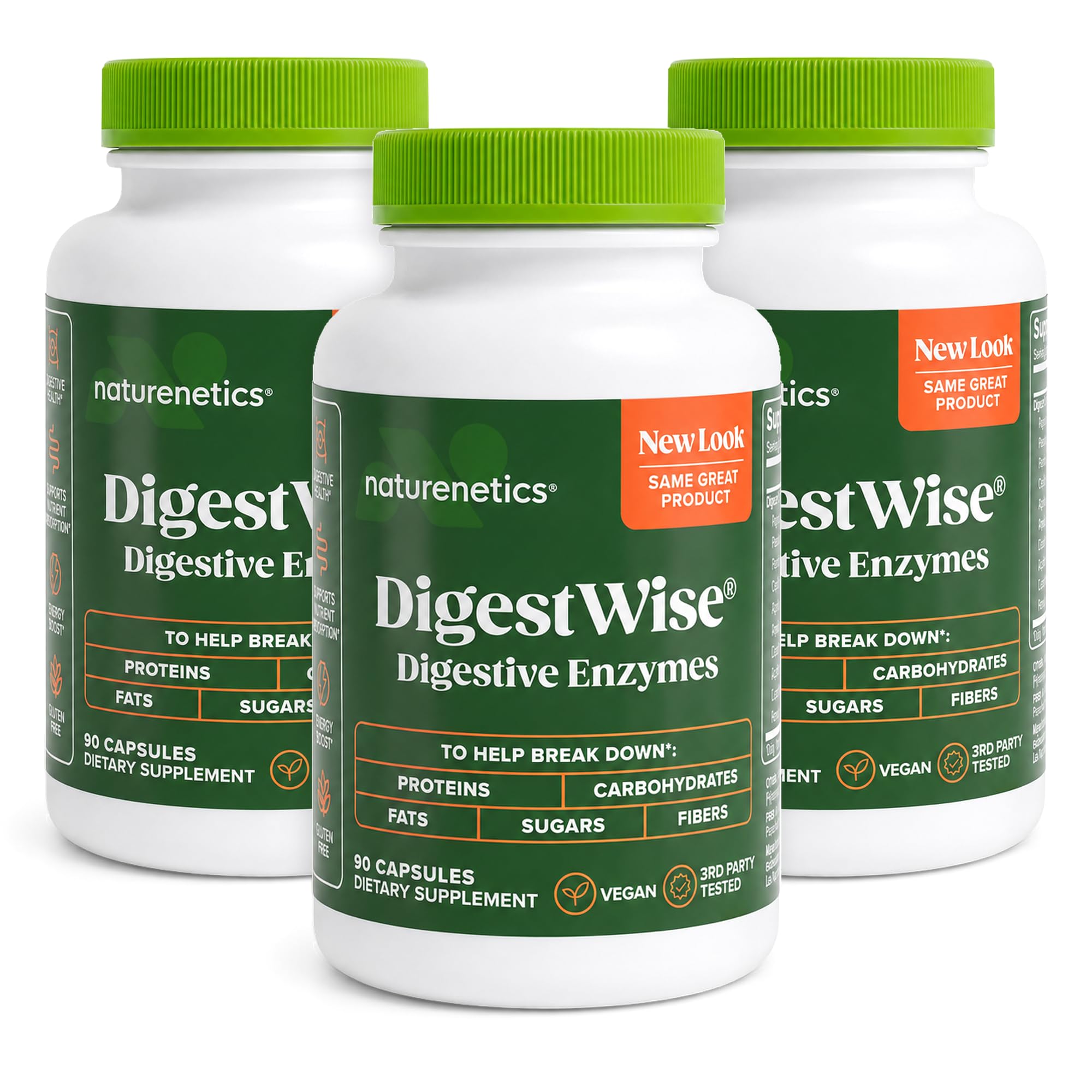 Vegan Digestive Enzymes for Gas & Bloating - 10 Enzymes, 90 Capsules — Amazon image 10