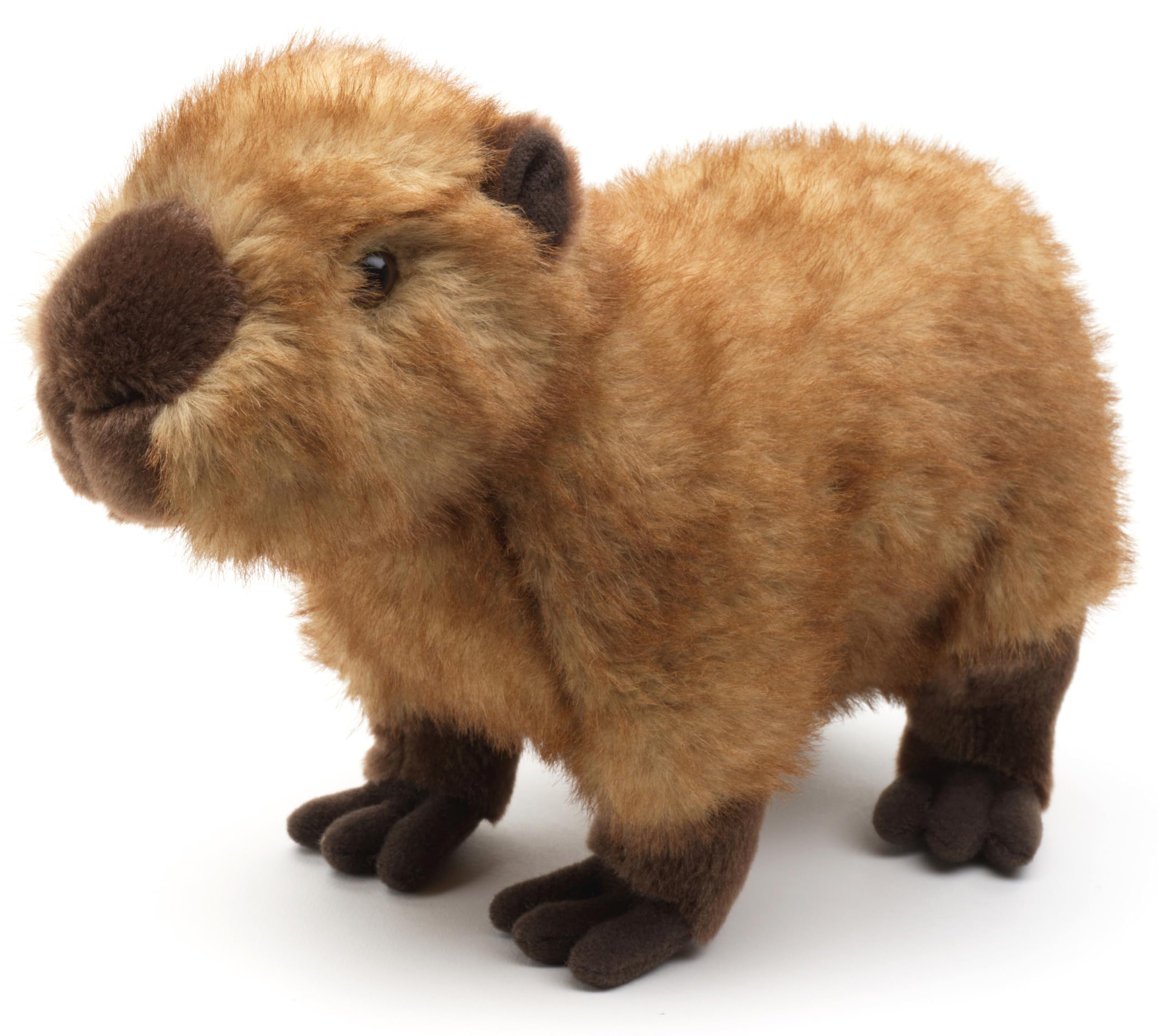 Uni-Toys - Capybara, stojąca - 27 cm (długość) - pluszowa świnka morska, świnka wodna - pluszowa zabawka, przytulanka