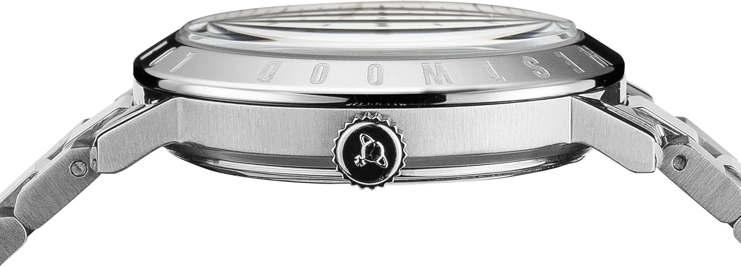 Vivienne Westwood Bloomsbury Womens Quartz Watch with Analogue Display and Stainless Steel Bracelet