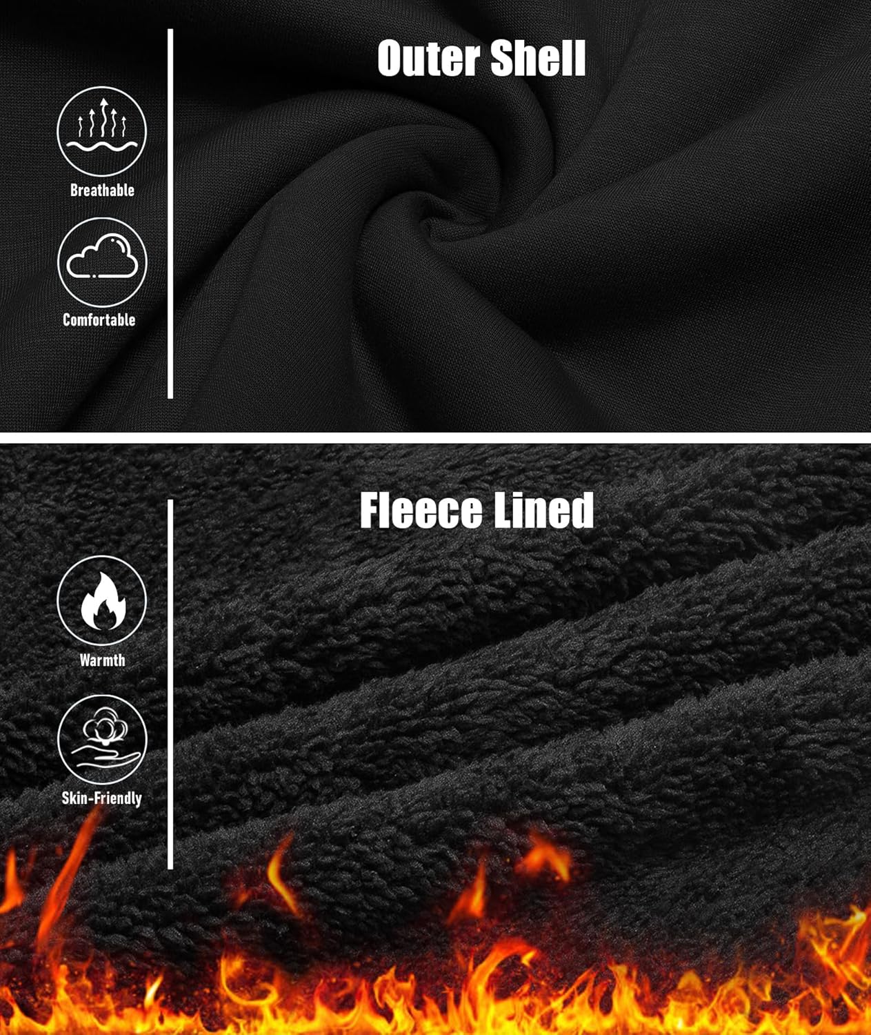 SWISSWELL Boys Fleece Jacket Long Sleeve Sherpa Lined Zip Up Hoodies Soft Warm Sweatshirt Outerwear for Kids 6-15 Years - Image 4