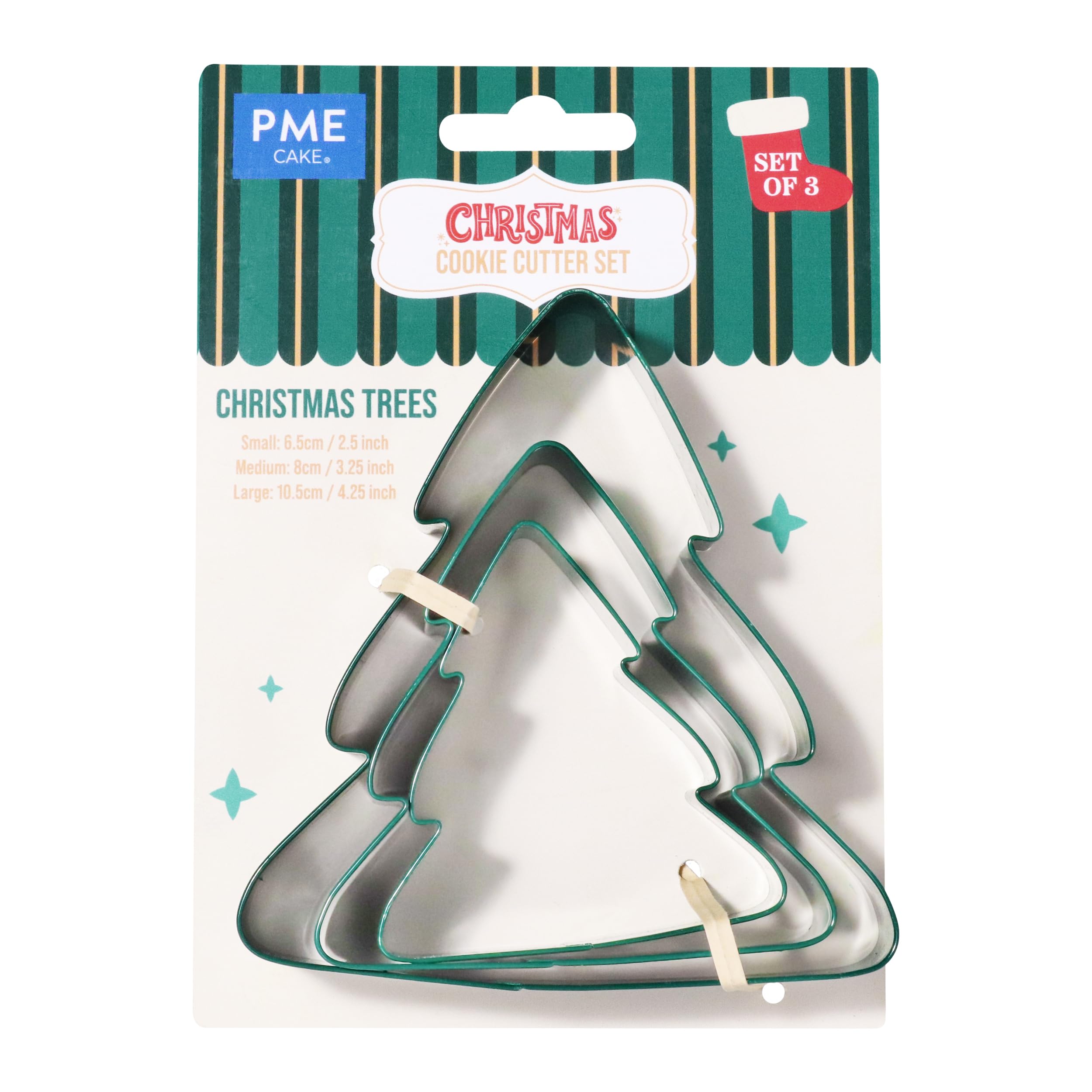 PME Christmas Cookie Cutters - Christmas Trees (Set of 3)