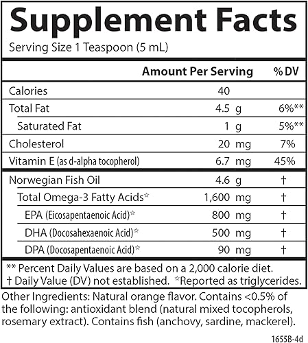 Miniatura 60 de Carlson - Aceite de hígado de bacalao para niños, 550 mg de Omega-3, Vitaminas A y D3, Noruego Salvaje, Goma de mascar, 8.5 fl oz