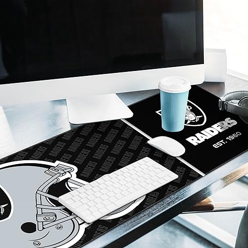 Vista 46 de YouTheFan NFL Logo Series - Almohadilla de escritorio, 31.5 x 12 pulgadas
