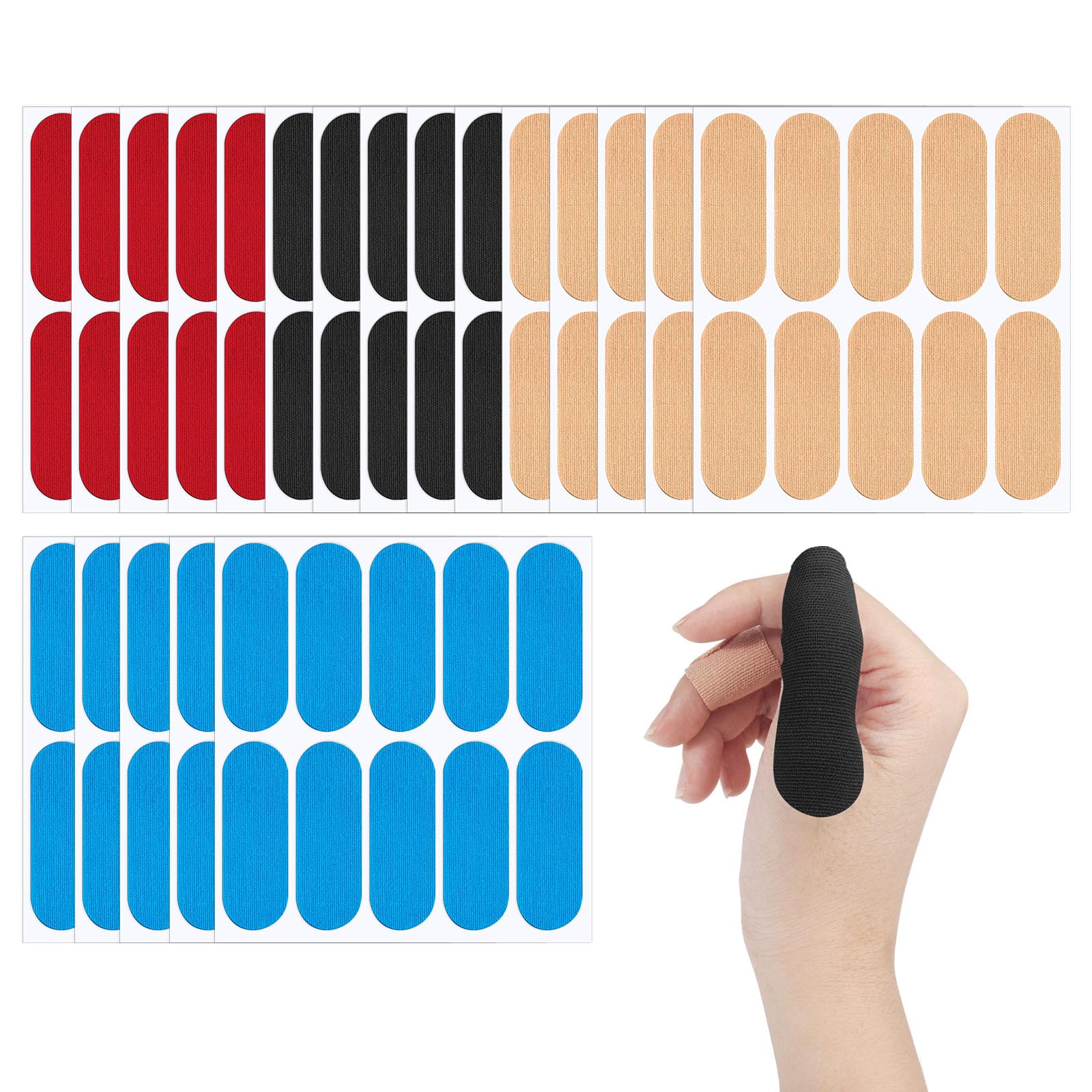 200Pcs Bowling Thumb Tape, Bowling Finger Tape Pre Cut, Elastic Bowling Tape, Bowling Protective Performance Tape, Bowling Ball Tape for Thumb Hole, Bowlers Tape Bowling Accessories