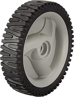 Husqvarna 583719501 Front Wheel and Tire Assembly 8-Inch by 1.75-Inch For Husqvarna/Poulan/Roper/Craftsman/Weed Eater,Grey