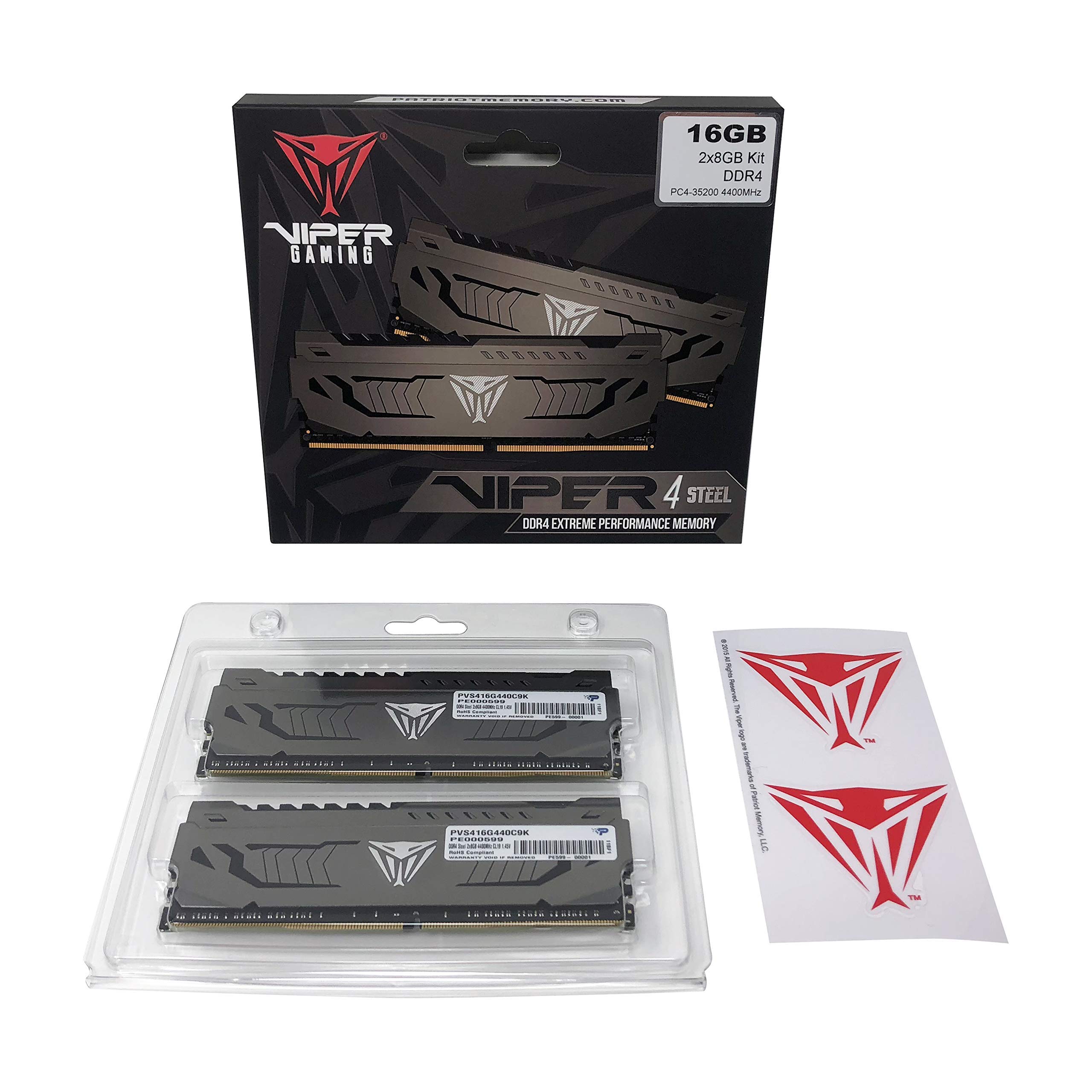 Patriot Viper Steel DDR4 4133MHz 8GB×4 Viper Steel DDR4 Performance Memory DRAM | Viper Gaming