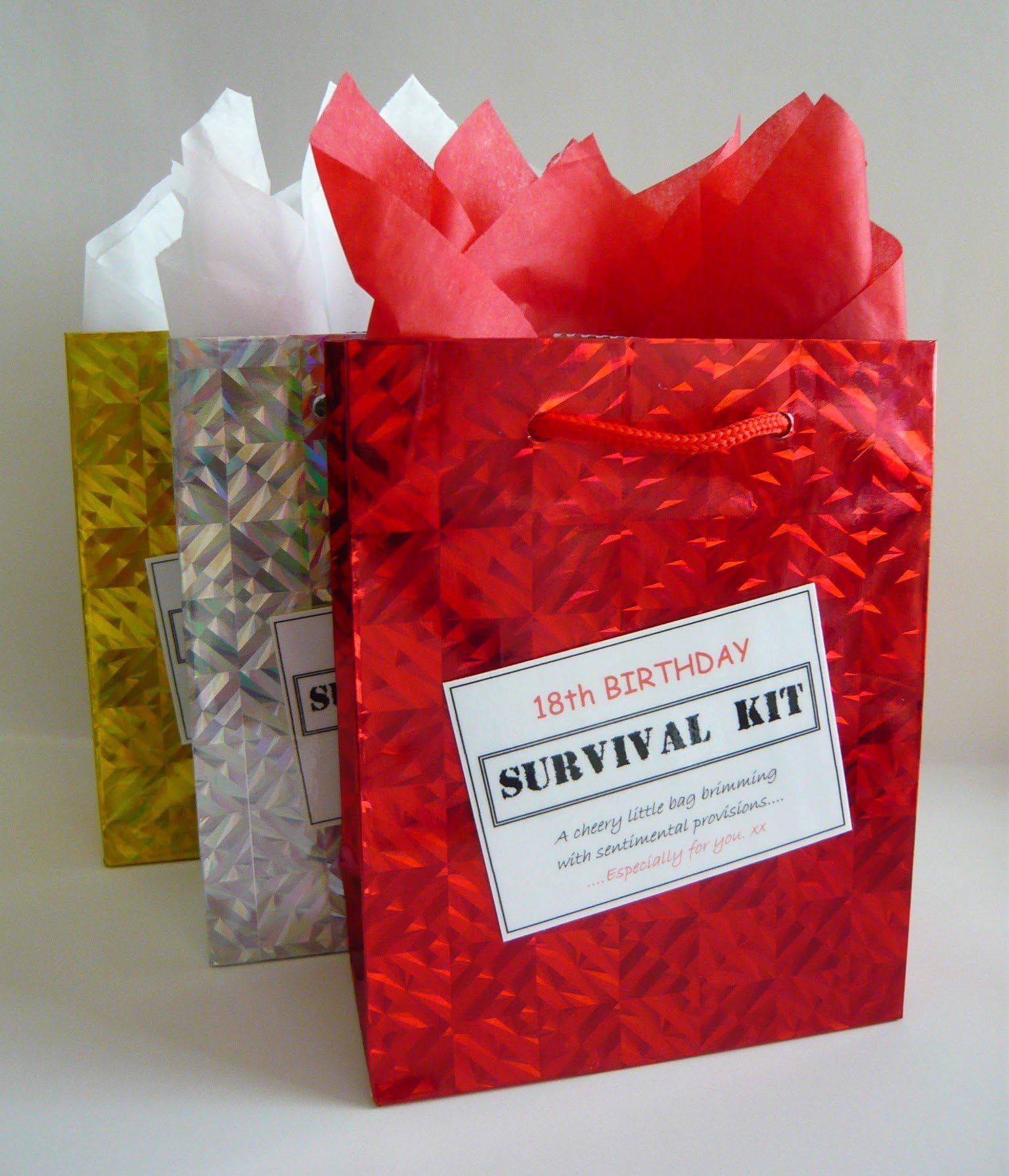 SweetGiftsOnline 18th Birthday Survival Kit. for Male. Fun Gift Idea. Novelty Present. for Him.