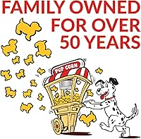 Vista 4 de Pup Corn Plus - Golosinas para perros infladas con prebióticos y probióticos - Pollo y queso cheddar (24 onzas) - Fabricado en Estados Unidos