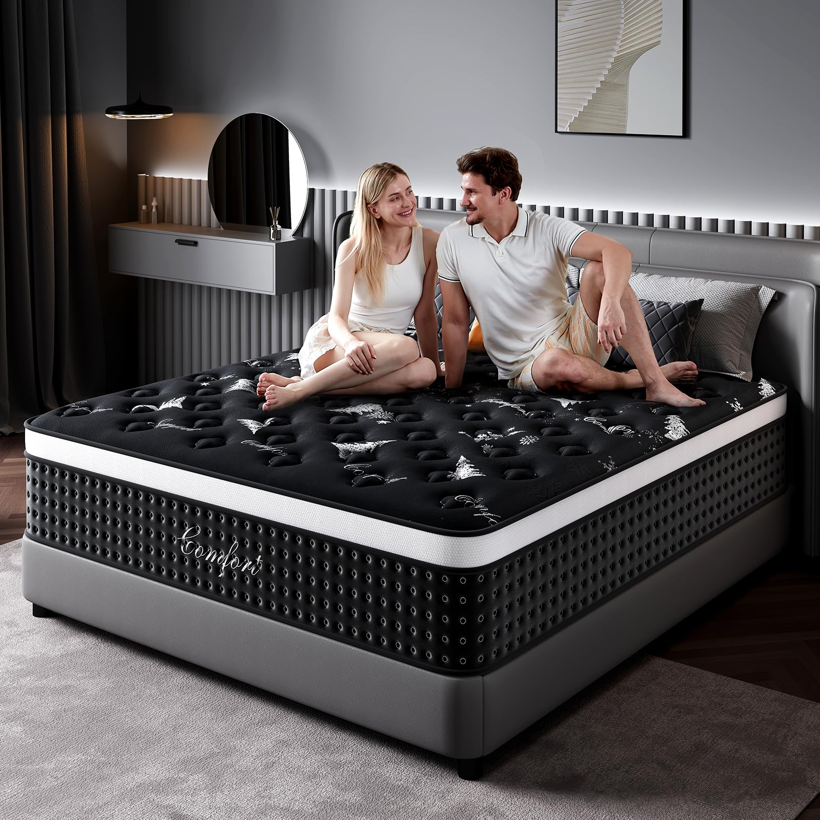 Dkibcum Queen Mattress 12 Inch