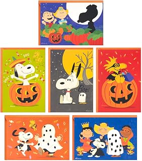 Hallmark Peanuts Halloween Card Assortment (24 Cards with Envelopes)