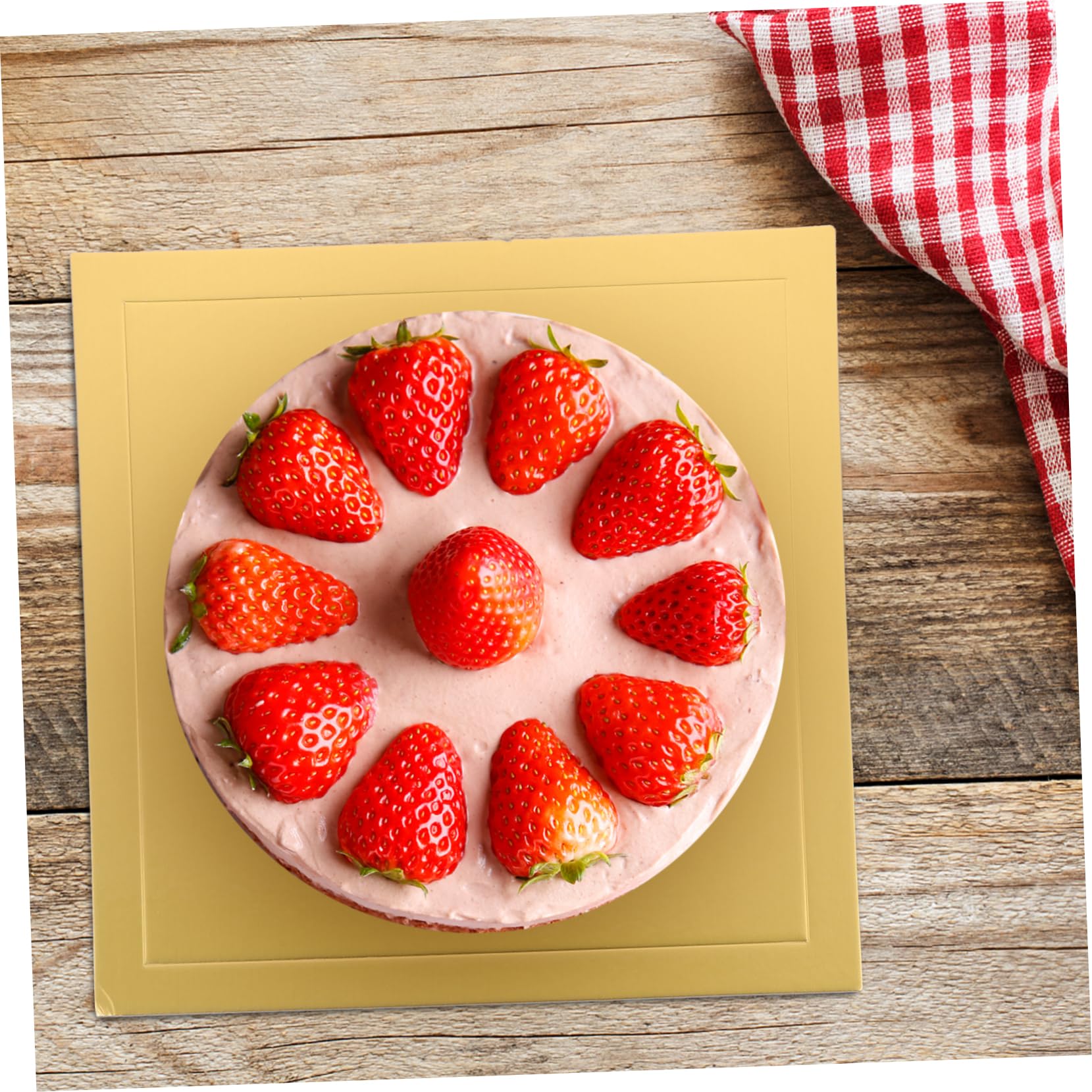 LABRIMP 5 Pièces Plateaux à Gâteau Carrés Épaissis Base Carton pour Décoration de Gâteaux
