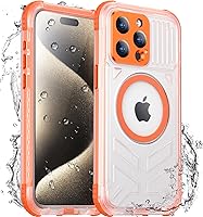 Vista 51 de Red2Fire Funda Magnética para iPhone 15 Plus Funda para iPhone 14 Plus Transparente, [Compatible con MagSafe][Protección contra Caídas de Grado