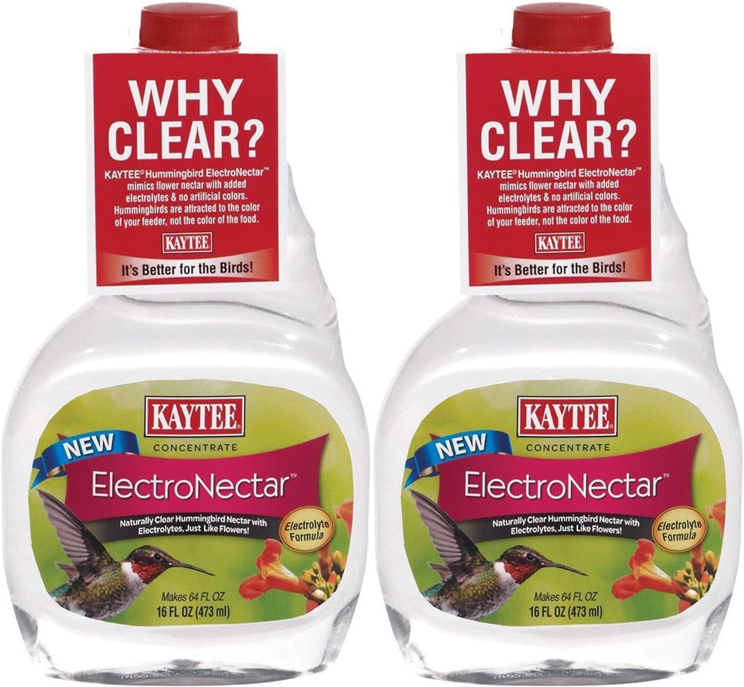 Buy Kaytee Hummingbird Electro Nectar Concentrate, (2 Pack of 16Ounce