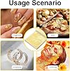 30Pcs Edible Gold Leaf Sheets 6x6cm Gold Foil Paper Decorative Gold Flakes Edible Gold Dust for Cake Chocolates Decorating Baking Crafts Candles Balls Mascot Masks DIY Nail Art Makeup Greeting Cards